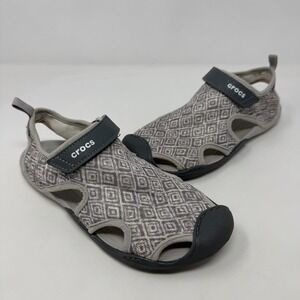 CROCS Swiftwater Self-Attached Slip On Swim Water Shoes Women's Size 6